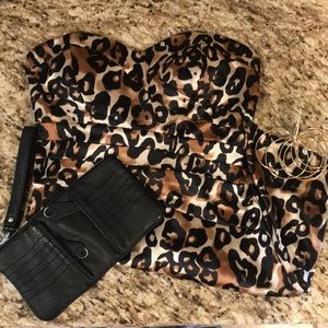 WINDSOR Leopard Dress. Size 9